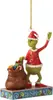 2023 Los Más Vendidos Adornos para Árbol de Navidad Colgante Acrílico Divertido Grinch Verde Coche Decoración del Hogar Adornos Colgantes