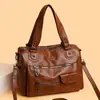 Bolso de hombro transfronterizo para mujer 2026 nuevo versátil retro europeo y americano de gran capacidad bolso casual de hombro bolso cruzado