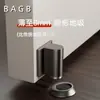Batente de Porta com Sucção no Chão Anti-Colisão Sem Furos Bagb para Casa, Banheiro, Quarto, Magnético Forte à Prova de Vento com Sucção no Chão