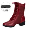 Zapatos de mujer para danza moderna, zapatos de suela blanda para baile cuadrado de todas las estaciones, zapatos de baile de marinero, botas de baile largas, zapatos de baile, zapatos de baile latino