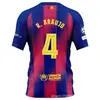 2526 Camiseta de Fútbol Local Barcelona Número 10 Yamal Lewandowski Pedro Versión Fan Número Impreso Al por Mayor