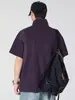 Ropa para Hombre Fengshe / Camiseta de Manga Corta Forrada para Hombre, Nueva Ropa Holgada para Ciclismo al Aire Libre de Verano, Estilo Retro Japonés Casual