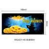 Tecido de Fundo Personalizado para Halloween Transfronteiriço Cortina de Porta Bandeira de Jardim Faixa Casal Dia dos Mortos Suprimentos para Festa em Bar Bandeira