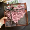 Regalo de San Valentín, Caja de Regalo CD de Amor, Flor Eterna de Rosa, Navidad, Boda, Decoración de Alta Gama, Regalo de Cumpleaños