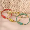 Pulsera Roja de Hilo Estilo Chino para Hombres y Mujeres, con las Ocho Deidades Guardianas, Se Puede Ensartar con Cuentas, Pulseras de Pareja Tejidas para la Buena Suerte