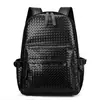 Nova Mochila Masculina Nova Versátil Casual Estudante Bolsa Escolar Couro PU Fashionable de Alta Qualidade Bolsa de Negócios Mochila para Computador