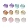 Accesorios de Resina Transparentes Coloridos Coreanos con Brillo de Cielo Estrellado, Semiredondos, para Manualidades, Pendientes, Pinzas para el Cabello, Fundas de Teléfono, Zapatos y Materiales de Ropa