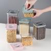 Frascos de Plástico Sellados para el Hogar para Almacenar Granos, Condimentos, Leche en Polvo, Snacks, Productos Secos y Té, con Tapas