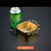 Creativo Plato de Nueve Compartimentos para Restaurantes Comerciales de Hot Pot, Restaurantes de Barbacoa, Bandejas de Carne y Verduras, Bandejas de Madera de Bambú, Platos Divididos