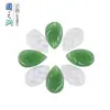 13*15mm Cristal de vidrio checo Flor de Begonia Pétalos de Jade DIY hecho a mano Accesorios de horquilla antigua