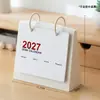 Calendario de Escritorio Premium 2027 Año del Cordero Planificador Estudiantil Adorno Creativo Semanal Soporte para Calendario