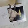 Clip de Oreja de Mariposa con Borla Larga Sin Agujeros en las Orejas Temperamento Femenino Clip de Oreja de Gama Alta Accesorios para Orejas Nicho Pendientes Dulces Frescos Estilo Francés