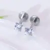 Liga de Titânio G23 Zircônia Unha Labial Unha do Nariz Liga de Titânio G23 Unha da Orelha Unha do Osso da Orelha Joia para Piercing