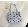 Bolso Tote de Estilo Fresco y de Moda con Estampado de Cerezas 2026 Nuevo de Primavera Gran Capacidad Elegante Bolso de Hombro Floral para Mujer