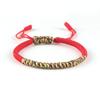 Pulseira de Corda Vermelha Benmingnian Tecida à Mão Ajustável Nó Diamante para Homens e Mulheres Estilo Étnico Corda de Mão Suprimento