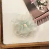 Accesorio para el Cabello Floral, Pasador de Flor, Pinza Lateral de Organza, Accesorio para el Cabello Estilo Hada Rosa para el Festival de Medio Otoño, Adecuado para la Playa