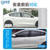 Aplicação transfronteiriça da modificação da janela do Ford Focus Focus 2005-2021 para escudo de chuva de carro à prova de chuva