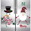 Imán de Refrigerador de Muñeco de Nieve Navideño Más Popular de Amazon Decoración de Pegatina Magnética para Refrigerador de Invierno con Papá Noel y Copo de Nieve