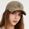 Gorra de Béisbol Versátil de Moda Transfronteriza con Bordado de Corazones Grandes y Pequeños para Hombres y Mujeres, Gorra para Proteger del Sol en Deportes al Aire Libre