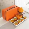 Yuerui Buena Suerte Juego de Té Automático de Viaje Souvenir de Empresa Regalo Práctico Regalo de Año Nuevo