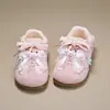 Zapatos para Niñas 2026 Primavera Nueva Moda Tenis de Princesa para Niños con Zapatos Deportivos Florales de Suela Suave