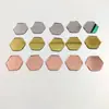 Espejos Cosméticos Personalizados, Espejos Pequeños, Espejos de Cristal Oro Rosa, Espejos de Cristal Dorado de Lujo, Espejos de Cristal Plateado, Hechos a Medida