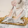 Tacones Altos Estilo Francés para Mujer Nueva Moda Primavera/Verano 2025 Zapatos Versátiles para Boda Cómodos y No Cansan los Pies, Zapatos de Novia, Zapatos de Vestir