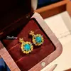 Collar Colgante Vintage Octagonal Cepillado Corte Milenio Rosa, Anillo Azul Tanzanita, Pendientes Paraíba, Pulsera Turmalina