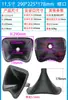 Altavoz de Trompeta para Tweeter de 3~18 Pulgadas Unidad de Driver Boca Plana Montaje con Tornillo Carcasa de Plástico Accesorios de Audio
