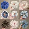 Elástico de Renda Estilo Francês para Mulheres, Acessório de Cabelo de Luxo para Prender o Cabelo em um Coque, Elástico Grande Versátil, Corda para Cabelo, Ornamento de Cabelo
