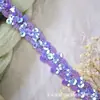 Ventas Directas de Fábrica En Stock Cinta de Encaje con Lentejuelas de Color Forma de S Bordeador Estilo Étnico Accesorios para Bordes de Faldas de Baile