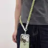 Lanyard Tejido de Lujo Ligero de Moda Correa Cruzada Larga para Exteriores Duradera Anti-Caídas Anti-Pérdida Correa de Muñeca Gruesa Simple