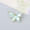 Colgante de mariposa de aleación de color aceitado, pendientes, collar, llavero, accesorios de joyería de mano, comercio electrónico transfronterizo