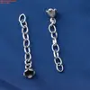 Prata Esterlina S925 Flor Pequena Redonda Cabaça Corrente de Extensão Corrente de Cauda Corrente Meia Velha Retrô Material para Corrente DIY Feito à Mão