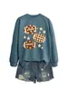 Tamanho europeu transfronteiriço Amazon eBay site independente moda casual versátil feminino três estrelas do rúgbi círculos