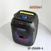 Novo Modelo Caixa de Som Portátil RGB Individual de 6,5 polegadas para Dança Quadrada, Caixa de Som Bluetooth para Karaokê ao Ar Livre, Caixa de Som Cilíndrica Móvel
