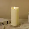 Vela Eletrônica LED com Chama Simulada Piscante para Casamento, Café, Decoração de Clubes, Artesanato, Vela de Plástico