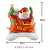 2025 Nuevo Papá Noel Árbol de Navidad Globo de Película de Aluminio Muñeco de Nieve Año Nuevo Decoración de Fiesta Navideña Globo de Papel de Aluminio