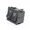 Interruptor Tipo Barco Doble Dos Velocidades Cinco Pines Interruptor Paralelo Tamaño 21 * 24mm