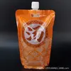 Bolsas para Sopa para Llevar, Bolsas para Sopa de Fideos de Caracol, Bolsas de Empaque Desechables, Bolsas para Sopa Picante de Hot Pot, Bolsas Aisladas con Boquilla de Succión de Boca Ancha
