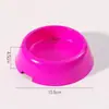 Tigela Única de Plástico Colorida Promocional para Animal de Estimação, Tigela Redonda para Gato, Tigela de Ração para Cachorro, Suprimentos para Tigela de Cachorro, Atacado do Fabricante Utensílios para Ração de Animais de Estimação