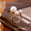 Anillo de Perlas de Tres Puntos Dongdaemun Corea del Sur Transfronterizo Pulsera Elegante Simple Versátil para Mujer Joyería de Protección Ambiental Qingdao