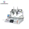 Máquina de Rosquear Parafusos Totalmente Automática Personalizada Não Padrão com Sistema de Sucção e Sopro, Máquina de Parafusos Dupla Cabeça Dupla Estação, Estável e Fornecida Diretamente pelo Fabricante