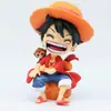 Al por mayor Figura de Luffy, Zoro, Sanji en versión Q sentado de una pieza Modelos de Juguetes de Moda Decoración de Coche