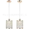 Lámparas de Araña de Cristal Modernas Nórdicas Simples para Pasillo, Escaleras, Comedor, Dormitorio, Mesita de Noche, Sala de Estar, Pared de Fondo