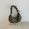 Bolso de Axila de Lunares para Mujer 2026 Otoño Nuevo Estilo Bolso de Media Luna Moda de Nicho Viaje de Negocios Alto Valor Bolso de Hombro Único