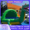 Adorable Piscina de Pelotas Inflable con Temática de Dinosaurios Para Jugar Niños en el Patio Trasero