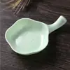 Plato para Condimentos de Paja de Trigo con Asa, Plato Pequeño para Guarniciones, Salsa de Soja, Vinagre, Sal de Cocina, Plato para Condimentos, Plato para Aceite, Plato para Salsas para Untar, Plato para Snacks