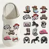 Série Cowboy Ocidental Transfronteiriça Charms de Tamanco Desenho Animado Borracha Macia PVC Acessórios para Sapato Decorações Personalizadas DIY para Sapato