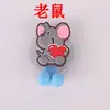 Suministros de Baño Creativos Animales de Dibujos Animados Ventosa Soportes para Cepillo de Dientes Soportes para Cepillo de Dientes de Baño sin Costuras Colgante para Cepillo de Dientes